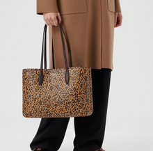 Load image into Gallery viewer, Kate Spade All Day Leopard Cheetah Large Tote Bag Purse Handbag Wristlet Set