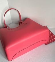 Load image into Gallery viewer, Kate Spade All Day Tote Womens Pink Large Leather Shoulder Bag Polkadot Wristlet