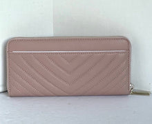 Load image into Gallery viewer, Kate Spade Amelia Slim Continental Wallet Womens Leather Quilted Flapper Pink