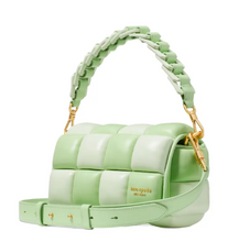 Load image into Gallery viewer, Kate Spade Boxxy Green Colorblocked East-West Crossbody Leather Crossbody