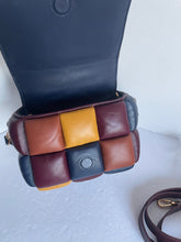Load image into Gallery viewer, Kate Spade Boxxy Merlot Multi 3D Leather Crossbody Colorblock Cube Top Handle