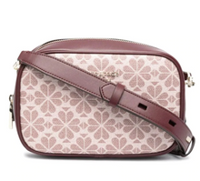 Load image into Gallery viewer, Kate Spade Camera Bag Crossbody Womens Small Jacquard Coated Canvas