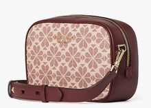 Load image into Gallery viewer, Kate Spade Camera Bag Crossbody Womens Small Jacquard Coated Canvas