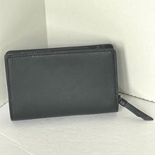 Load image into Gallery viewer, Kate Spade Cameron Medium Black Bifold Wallet Snap Coin Zip Saffiano