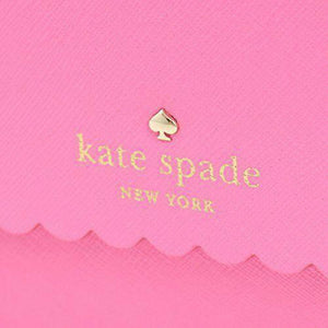 Kate Spade Crossbody Clutch Women's Pink Leather Scalloped Jettie Convertible