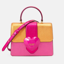 Load image into Gallery viewer, Kate Spade Bijou Mini Top-handle Crossbody Pink Metallic Colorblock Shoulder Bag