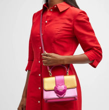 Load image into Gallery viewer, Kate Spade Bijou Mini Top-handle Crossbody Pink Metallic Colorblock Shoulder Bag