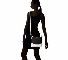 Load image into Gallery viewer, Kate Spade Crossbody Womens Black Shoulder Bag Leather Canvas Slim Jemma