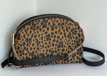 Load image into Gallery viewer, Kate Spade Crossbody Womens Leopard Brown Leather Dome Spencer Double Zip