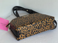 Load image into Gallery viewer, Kate Spade Crossbody Womens Leopard Brown Leather Dome Spencer Double Zip