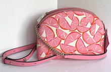 Load image into Gallery viewer, Kate Spade Crossbody Womens Pink Spencer Double Zip Leather Dome Bag Vegan