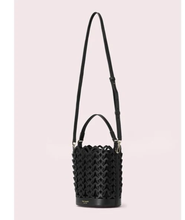 Load image into Gallery viewer, Kate Spade Dorie Bucket Bag Pink Small Crossbody Leather Interlock Shoulder Bag