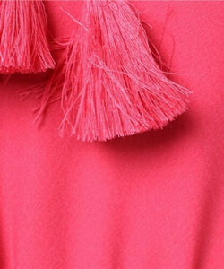 Kate Spade Dress Womens Extra Extra Small Pink V-Neck Sleeveless Fit Flare Ruffle