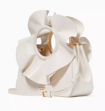 Load image into Gallery viewer, Kate Spade Flora Nappa Leather Bracelet Crossbody White Flower Collection Bag