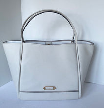 Load image into Gallery viewer, Kate Spade Gramercy Extra Large White Tote Pebbled Roomy Soft Shoulder Bag