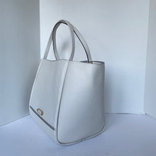 Load image into Gallery viewer, Kate Spade Gramercy Extra Large White Tote Pebbled Roomy Soft Shoulder Bag