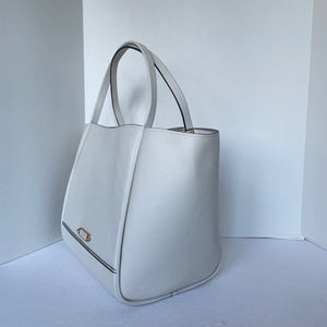 Kate Spade Gramercy Extra Large White Tote Pebbled Roomy Soft Shoulder Bag