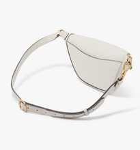 Load image into Gallery viewer, Kate Spade Gramercy Medium Belt Bag White Leather Adjustable Strap Fanny Pack