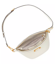 Load image into Gallery viewer, Kate Spade Gramercy Medium Belt Bag White Leather Adjustable Strap Fanny Pack