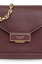 Load image into Gallery viewer, Kate Spade Gramercy Shoulder Bag Red Medium Convertible Leather Flap Chain