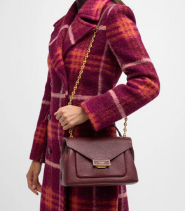 Kate Spade Gramercy Medium Convertible Shoulder Bag Leather Chain Adjustable