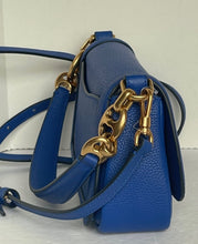 Load image into Gallery viewer, Kate Spade Gramercy Small Flap Shoulder Bag Blueberry Leather Crossbody Chain