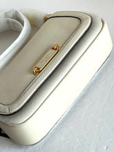Load image into Gallery viewer, Kate Spade Gramercy Small Flap Shoulder Bag White Leather Crossbody Chain
