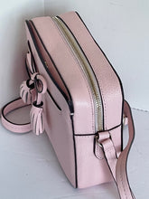 Load image into Gallery viewer, Kate Spade Hayes Camera Bag Medium Crossbody Pink Leather Tassels