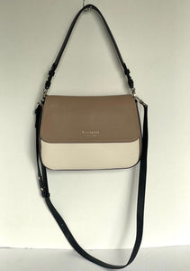 Kate Spade Hudson Colorblocked Medium Convertible Brown Shoulder Bag Crossbody