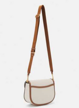 Load image into Gallery viewer, Kate Spade Katy Colorblock Convertible Saddle Bag Crossbody Halo White Brown