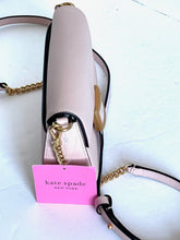 Load image into Gallery viewer, Kate Spade Katy Flap Chain Crossbody Mochi Pink Textured Leather Shoulder Bag