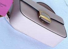 Load image into Gallery viewer, Kate Spade Katy Flap Chain Crossbody Mochi Pink Textured Leather Shoulder Bag