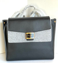 Load image into Gallery viewer, Kate Spade Katy Medium Flap Backpack Black Leather Adjustable Original Pkg