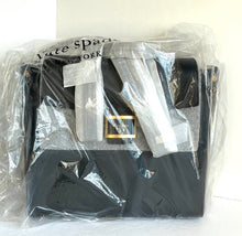 Load image into Gallery viewer, Kate Spade Katy Medium Flap Backpack Black Leather Adjustable Original Pkg