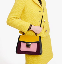 Load image into Gallery viewer, Kate Spade Katy Medium Top-handle Bag Colorblock Suede Leather Crossbody