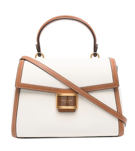 Kate Spade Katy Medium Top-handle Colorblock White Bag  Leather Crossbody