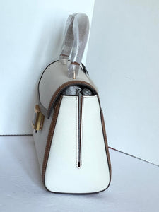 Kate Spade Katy Medium Top-handle Bag Colorblock White Leather Crossbody