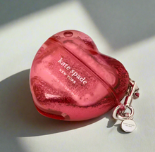 Load image into Gallery viewer, KateSpadeKeyToMyHeartLiquidGlitterAirpodsProGen2Caseb