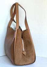 Load image into Gallery viewer, Kate Spade Knott Large Shoulder Bag Brown Leather Satchel 13in Laptop Bungalow