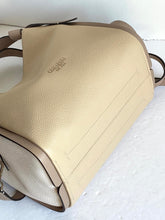 Load image into Gallery viewer, Kate Spade Knott Medium Crossbody Beige Leather Satchel Shoulder Bag Colorblock