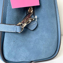 Load image into Gallery viewer, Kate Spade Knott Medium Crossbody Blue Leather Suede Satchel Bag Manta