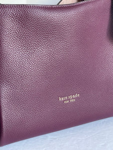 Kate Spade Knott Medium Crossbody Red Cherry Leather Satchel Shoulder Bag