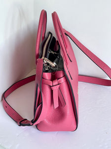 Kate Spade Knott Medium Satchel Pink Leather Crossbody Shoulder Bag Orchid