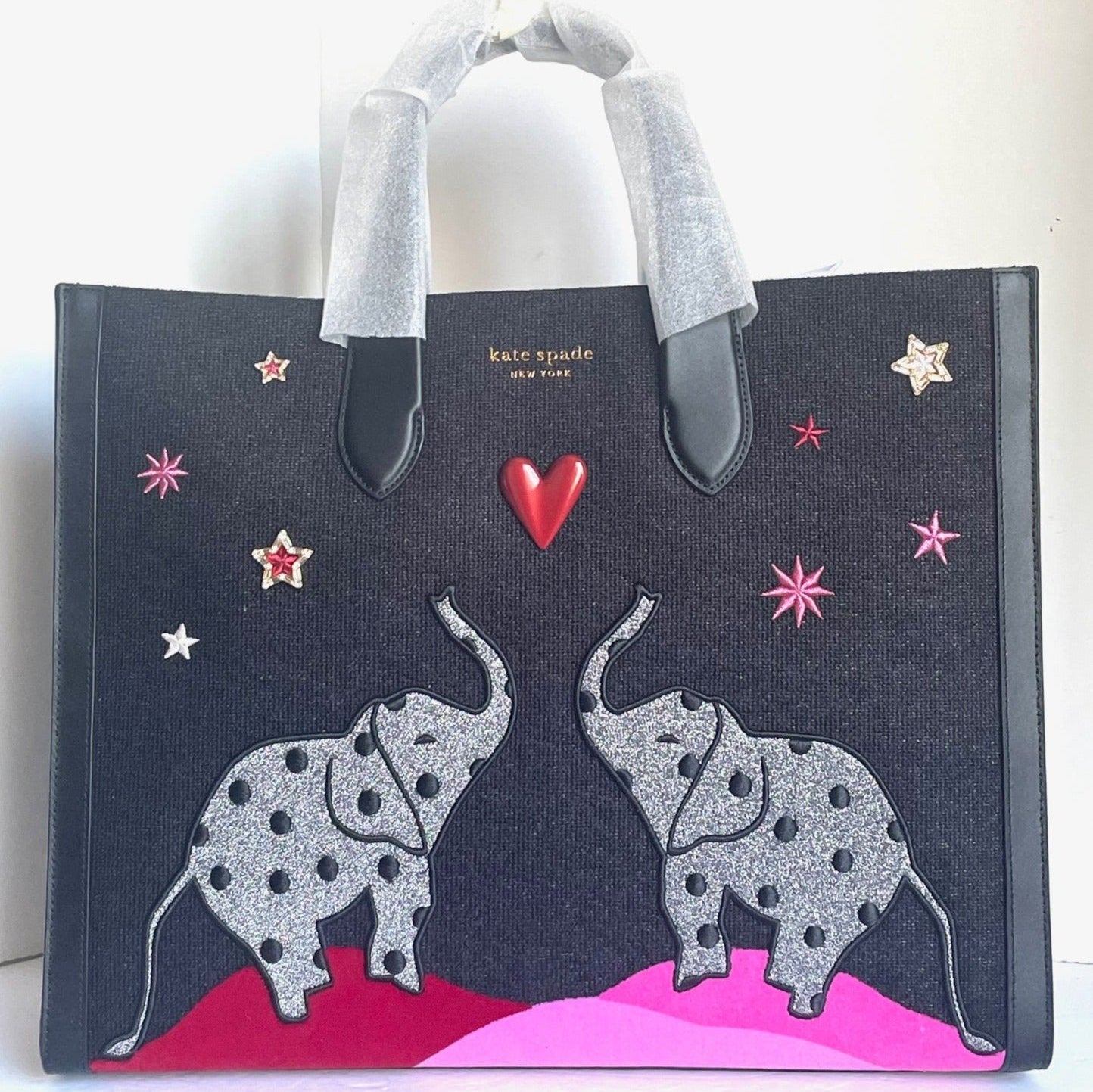 Kate spade purple elephant purse sale