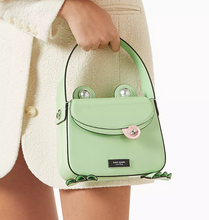 Load image into Gallery viewer, Kate Spade Lily Patent Leather 3D Frog Hobo Bag Green Purse Handbag Novelty