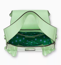 Load image into Gallery viewer, Kate Spade Lily Patent Leather 3D Frog Hobo Bag Green Purse Handbag Novelty