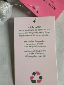 Kate Spade Little Better Sam Floral Recycled Nylon Small Pink Shoulder Bag