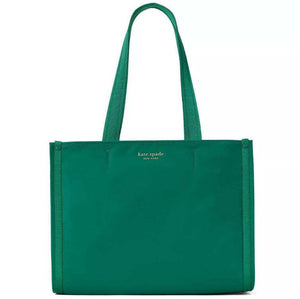 Kate Spade Little Better Sam Medium Tote Womens Green  Nylon Shoulder Bag