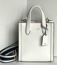 Load image into Gallery viewer, Kate Spade Manhattan Mini Tote Crossbody White Leather Shoulder Bag