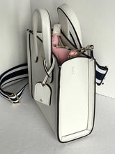 Load image into Gallery viewer, Kate Spade Manhattan Mini Tote Crossbody White Leather Shoulder Bag